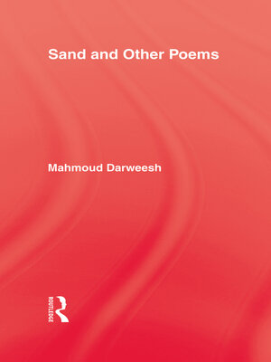 cover image of Sand & Other Poems